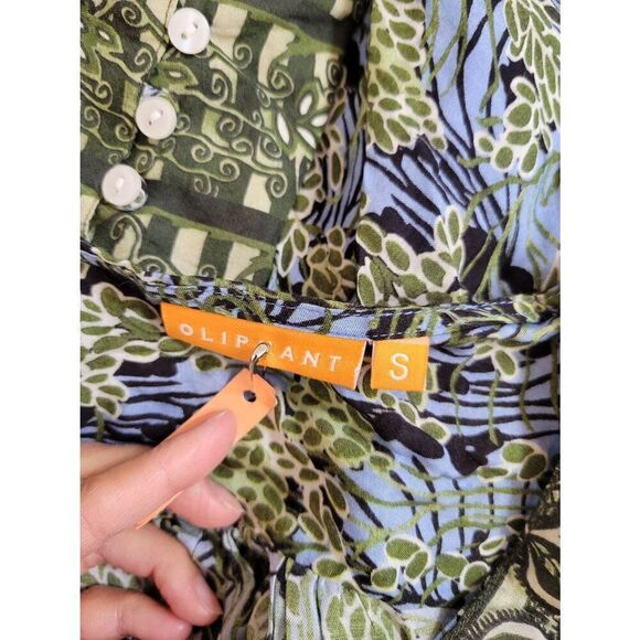 Tuckernuck Oliphant V-NECK MINI DRESS- EDEN BLUE S - Picture 11 of 11